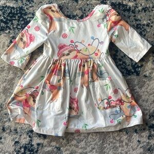 Sloth Christmas dress